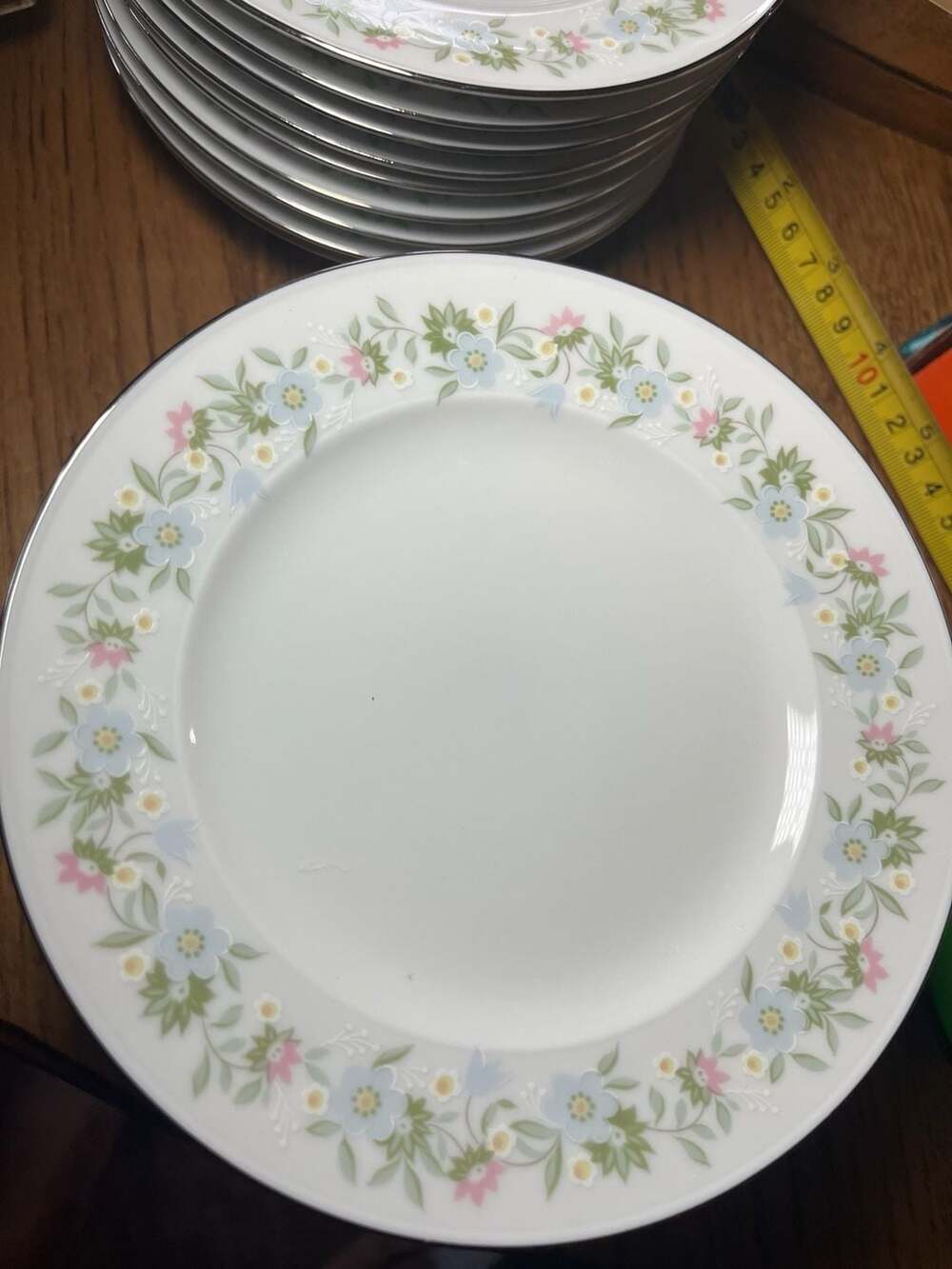 Set of 4 Johann Haviland Forever Spring Bavaria Germany Bread and Butter Plates